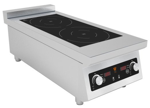Chefs Range BE70IH2-3.5 70 Line Counter top 2 Ring Induction hob - 2 x 3.5kw power