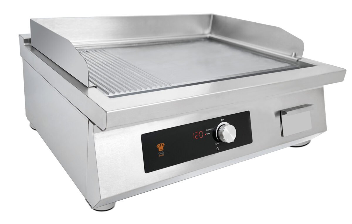 Chefs Range Snack 70 BE70IG800 - 2/3 Smooth plate + 1/3 ribbed plate Induction griddle