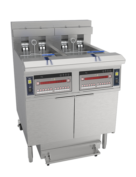 Chefs Range ECE226 - Twin tank 21.5+21.5 Ltr Electric Filtration fryer