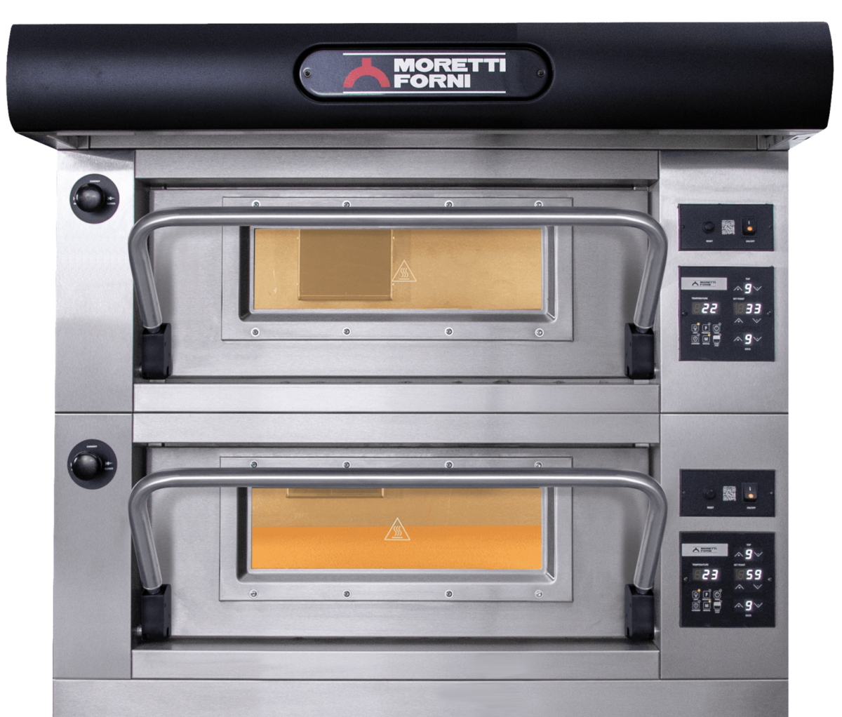 Moretti Forni Series PB60E-2. 2 Tray - Twin Deck Electric Bakery oven