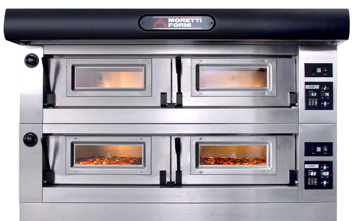 Moretti Forni PB120EA-2. 3 Tray - Twin Deck Electric Bakery oven