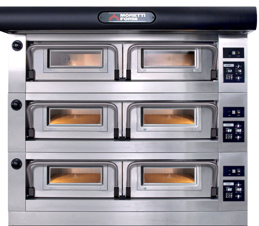Moretti Forni PB120EA-3. 3 Tray - Triple Deck Electric Bakery oven