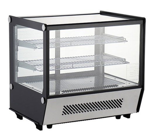 Chefs Range RTW120L5 - Refrigerated 3 Tier Square Glass Counter top display
