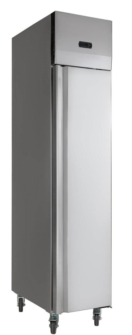 Chefs Range GN280BTV - 280ltr 1/1gn Slimline Single Door upright Freezer