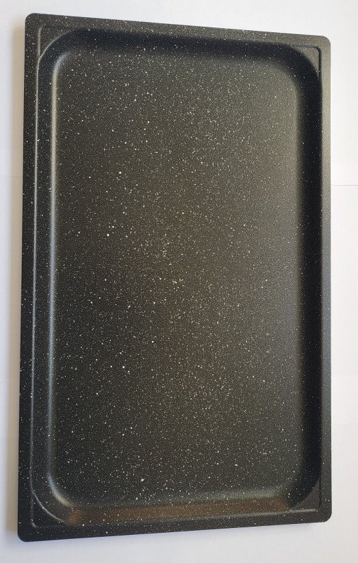 PN1120E - 1/1gn Aluminium Black Enamel Non Stick pan 20mm deep -