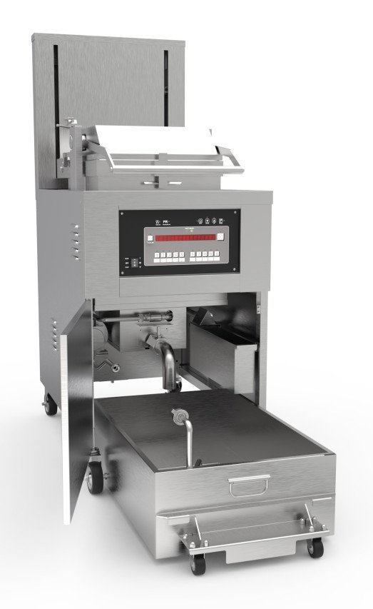 Chefs Range ECE5910 Electric pressure fryer with Filtration with basket lift