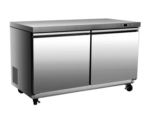 Chefs Range TUC-48R/60 Slimline 2 door fridge counter