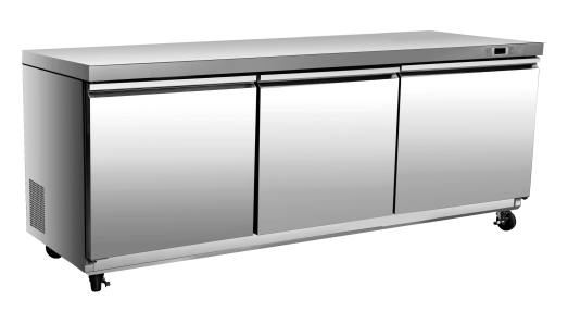 Chefs Range TUC-72R/60 Slimline 3 door fridge counter