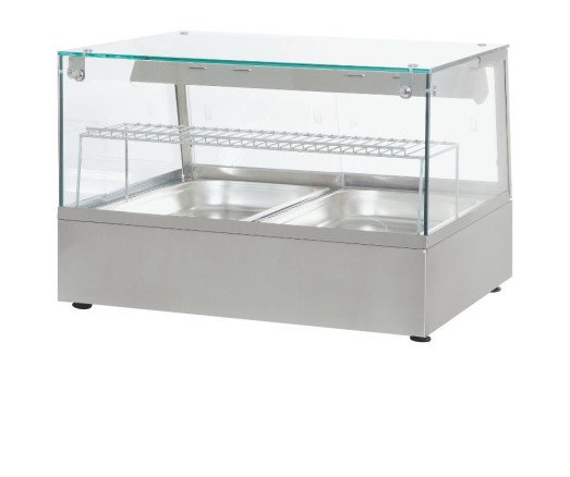 Chefs Range HDW2 - 2 x 1/1gn Convection Heated display with humidity & halogen heat lamps