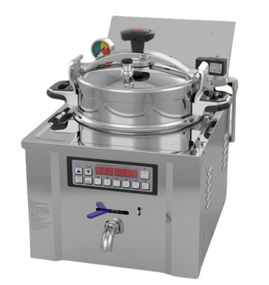Chefs Range ECE16B Programmable electric Counter top pressure fryer - 3.0kw