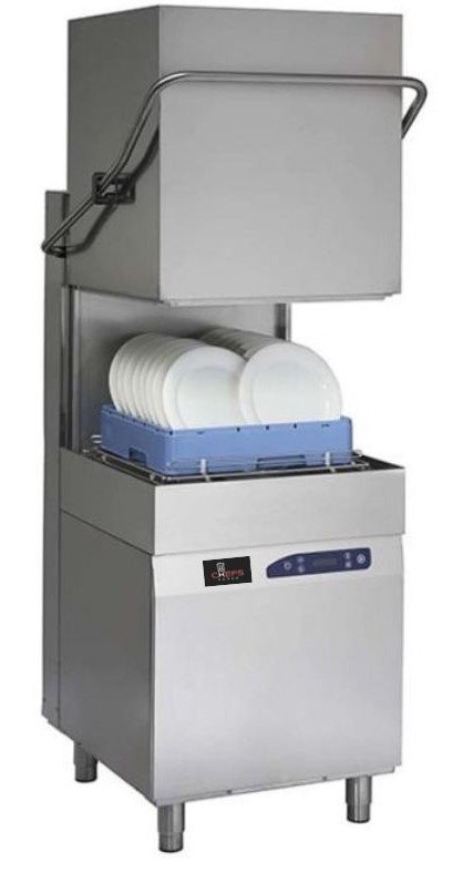 Aristarco AH800ESIPRS+ 18 Plate Hood Dishwasher with inbuilt water softener 500 x 500mm Basket
