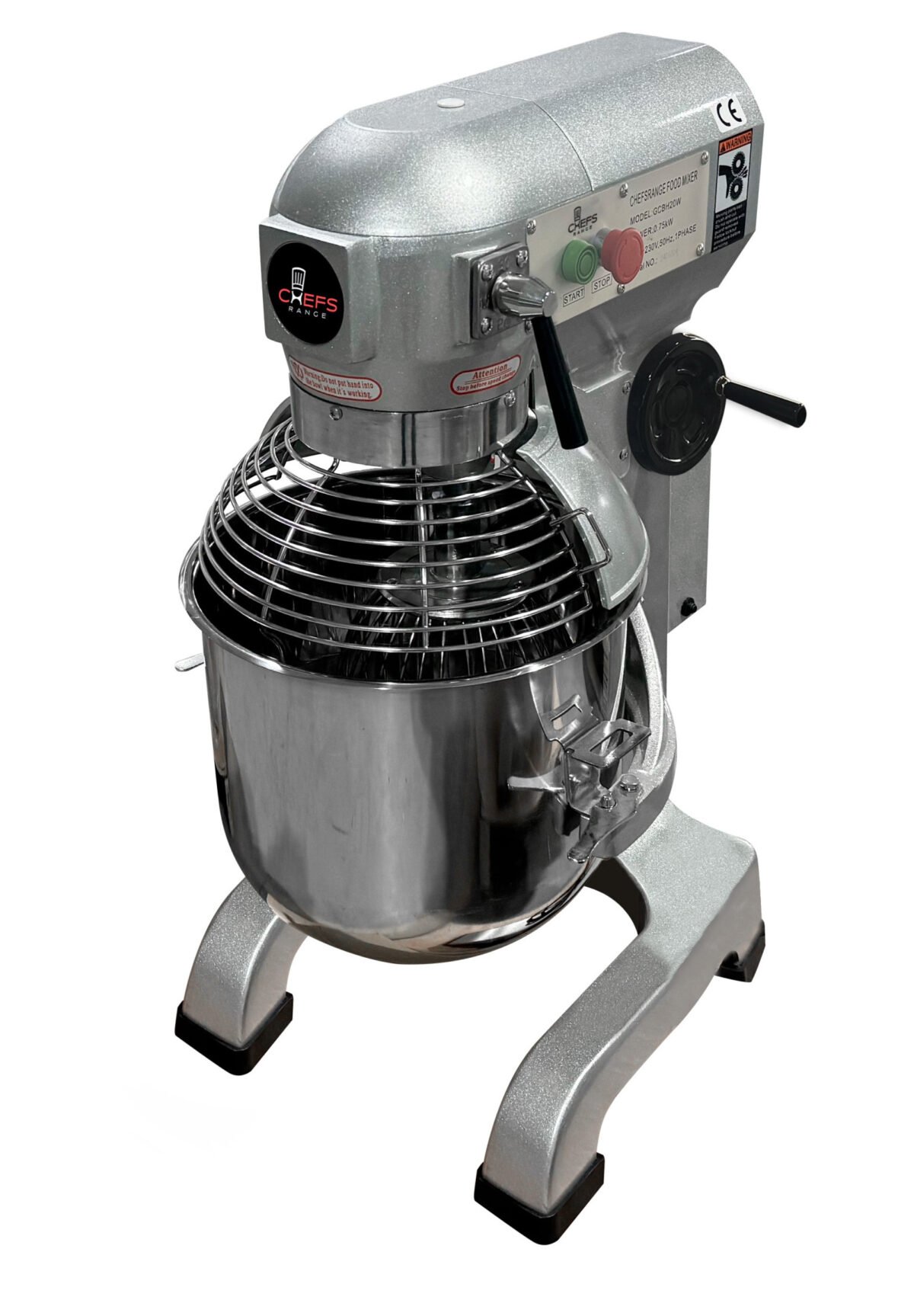 Chefs Range BH20W - 20 Ltr, 3 Speed Heavy duty planetary mixer