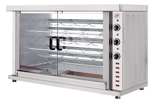 North HK5 - 5 spit - 25 bird Electric Chicken rotisserie