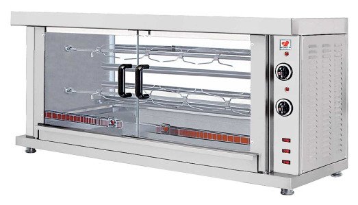 North HK2 - 2 spit - 10 bird Electric Chicken rotisserie