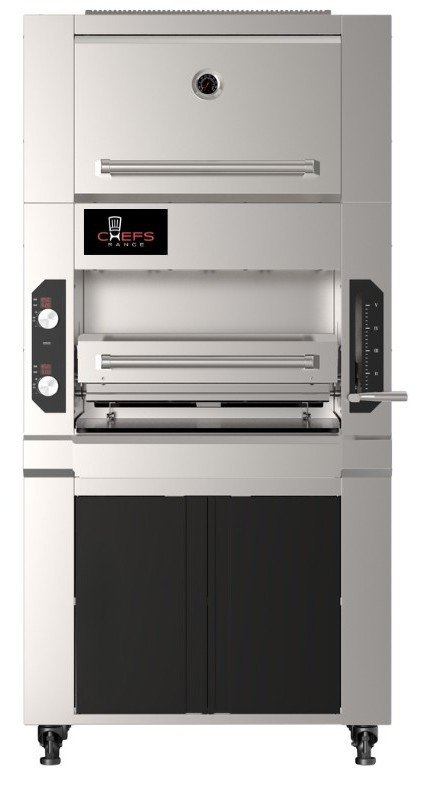 Chefs Range ND-1X - Heavy Duty Electric Overfired broiler + warmer cabinet