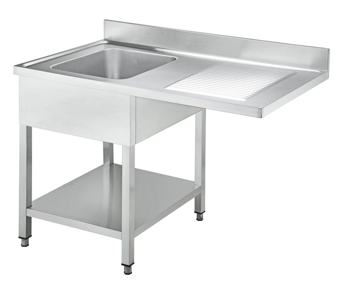 Chefs Range STD02D-146L1C 1400mm Dishwasher sink right hand drainer with mixer tap & waste fittings