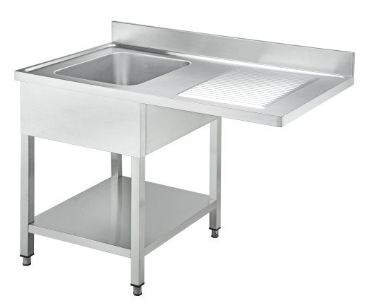Chefs Range STD02D-146L1C 1400mm Dishwasher sink right hand drainer with mixer tap & waste fittings