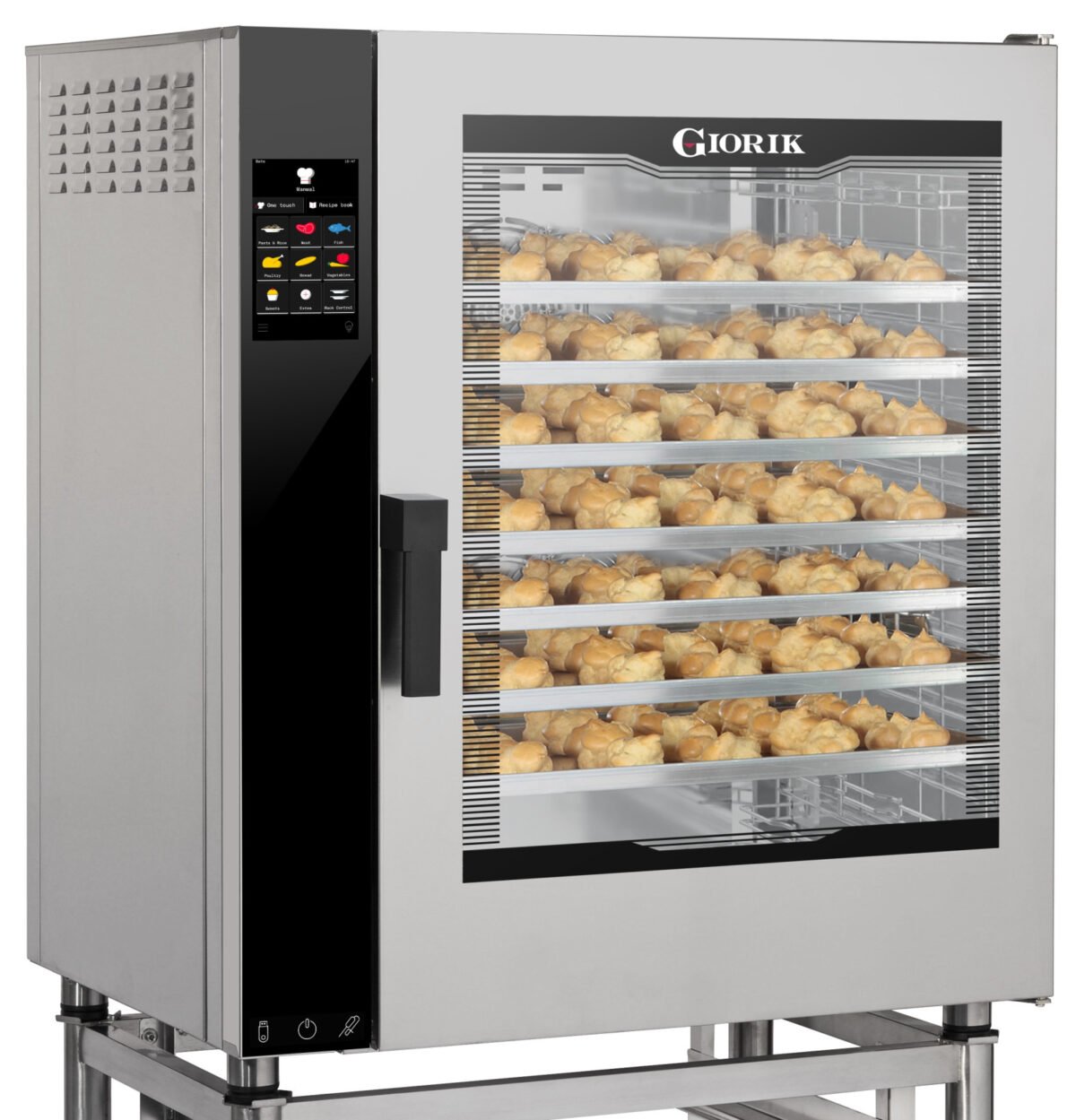 Giorik Movair NMTE10XW-R 10 rack Electric Combi/Bake off oven with wash system