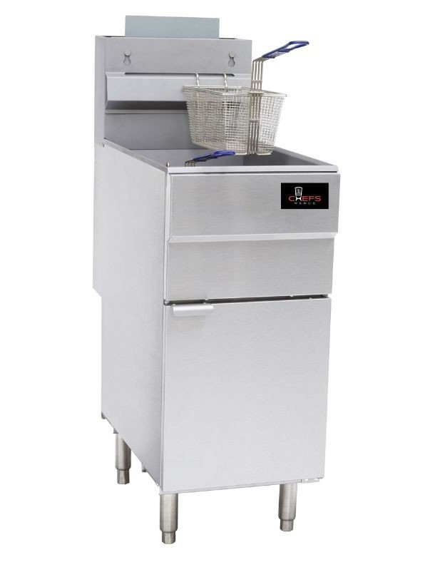 Chefs Range GF120 - 22 Ltr Single tank gas fryer (4 burner)