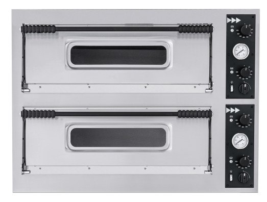 Chefs Range BAM44 twin deck electric pizza oven - 8 x 13"