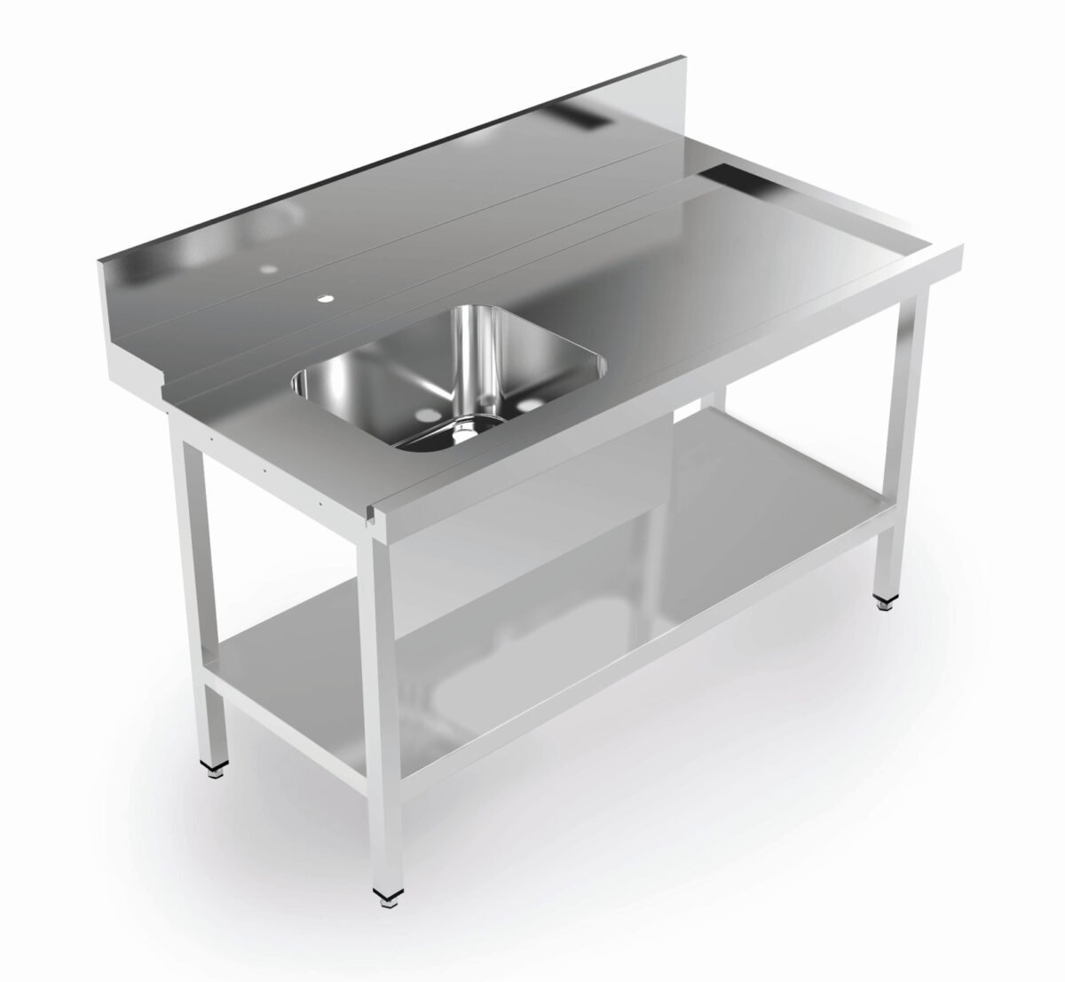Aristarco - 1500mm Left hand Pre rinse sink for hood dishwasher