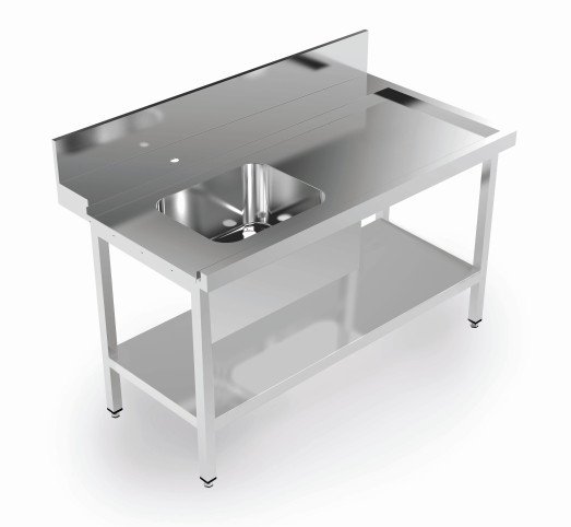 Aristarco - 1500mm Left hand Pre rinse sink for hood dishwasher
