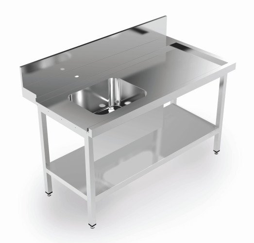 Aristarco - 1200mm Left hand Pre rinse sink for hood dishwasher