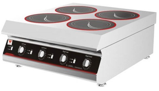 Chefs Range GXIH4-5 80 LINE Counter top 4 Ring Induction hob - 4 x 5kw power