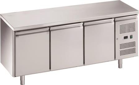 Chefs Range RC3-2H1L - Dual temperature 3 Door Counter with castors