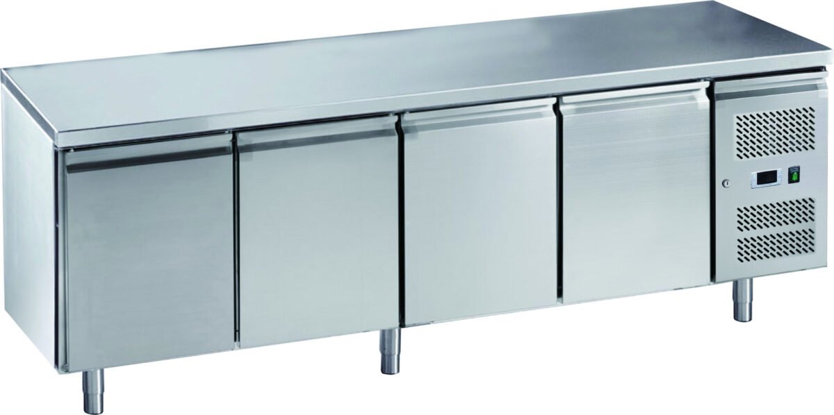 Chefs Range RC4-2H2L - Dual temperature 4 Door Counter with castors