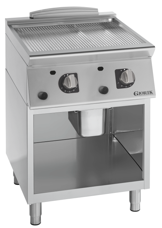Giorik FRG73GCRX - 2 Zone Gas griddle - ribbed plate chrome plated