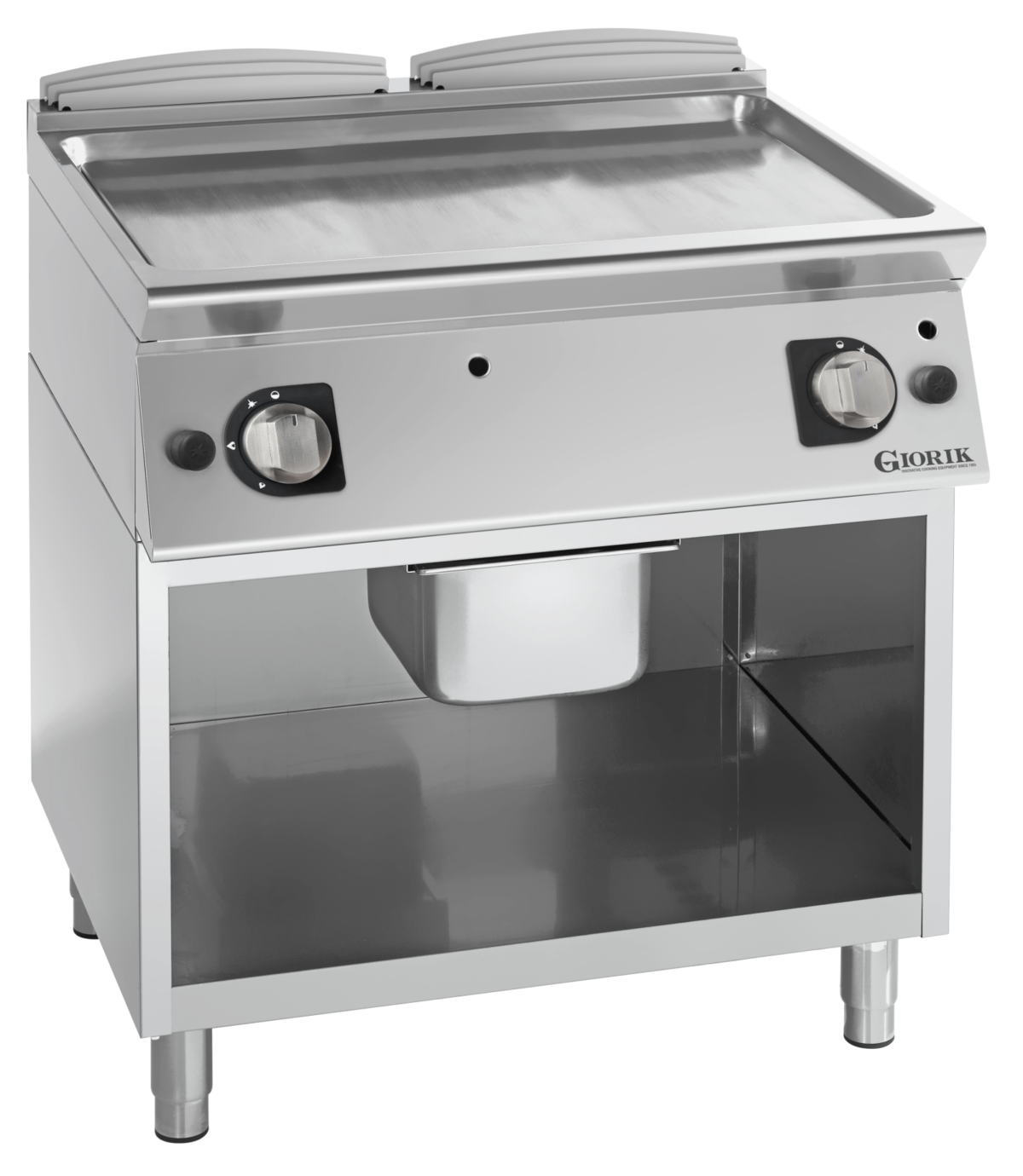 Giorik FLG741GCRX - 2 Zone Gas griddle - smooth plate chrome plated