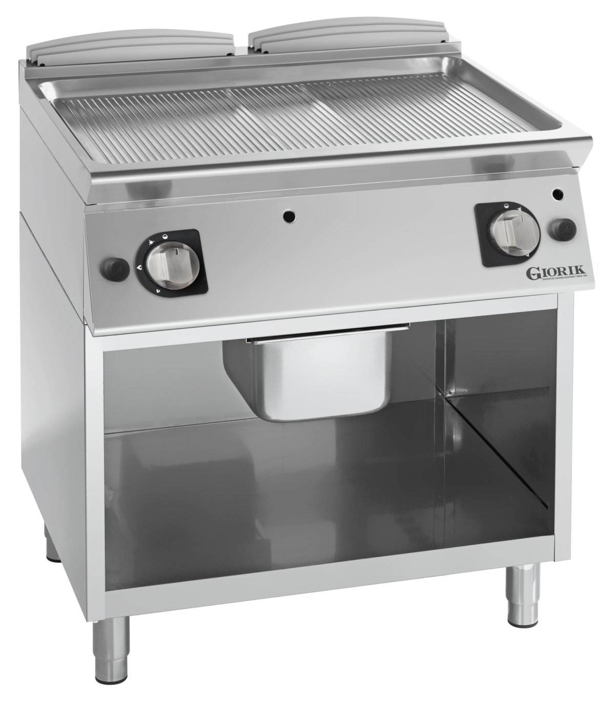 Giorik FRG741GCRX - 2 Zone Gas griddle - ribbed plate chrome plated