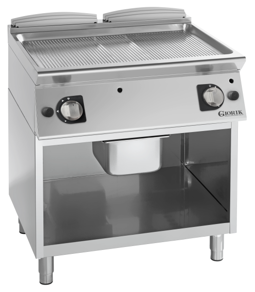 Giorik FRG741GCRX - 2 Zone Gas griddle - ribbed plate chrome plated