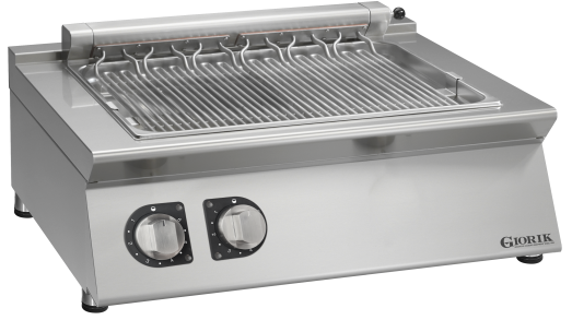 Giorik 70 Top GL74TE -2 Zone Electric radiant chargrill with water tray