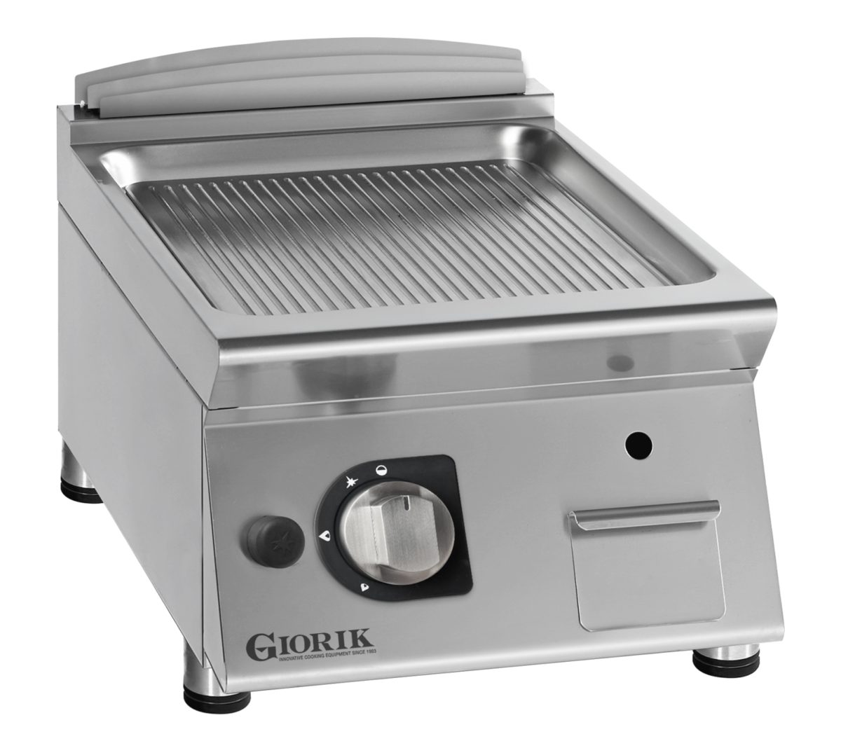 Giorik 70 Top FRG72TCRX Gas griddle - ribbed plate chrome plated