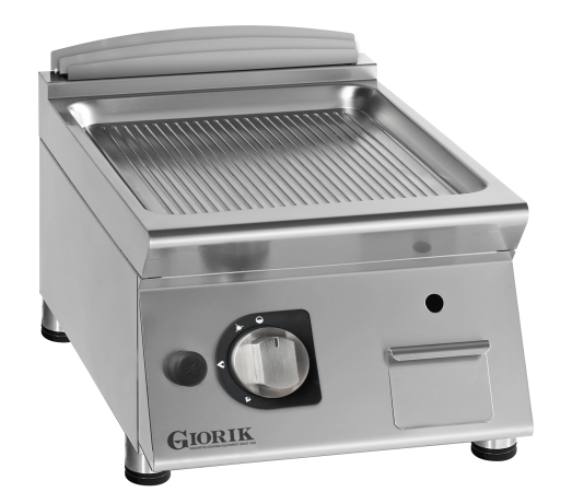 Giorik 70 Top FRG72TCRX Gas griddle - ribbed plate chrome plated