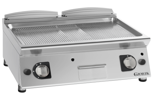 Giorik 70 Top FRG741TCRX - 2 Zone Gas griddle - ribbed plate chrome plated