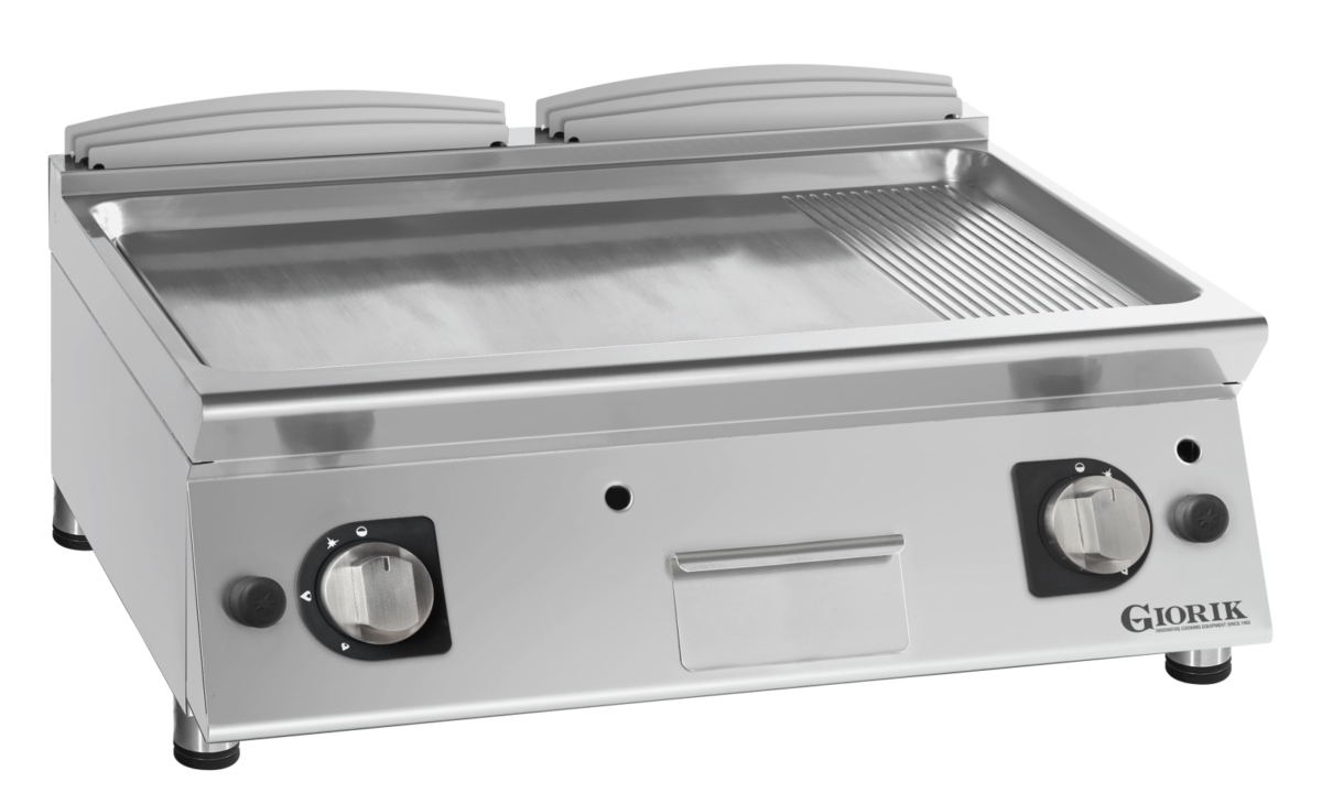 Giorik 70 Top FMG741TCRX - 2 Zone Gas griddle - 1/3 ribbed + 2/3 smooth chrome plated