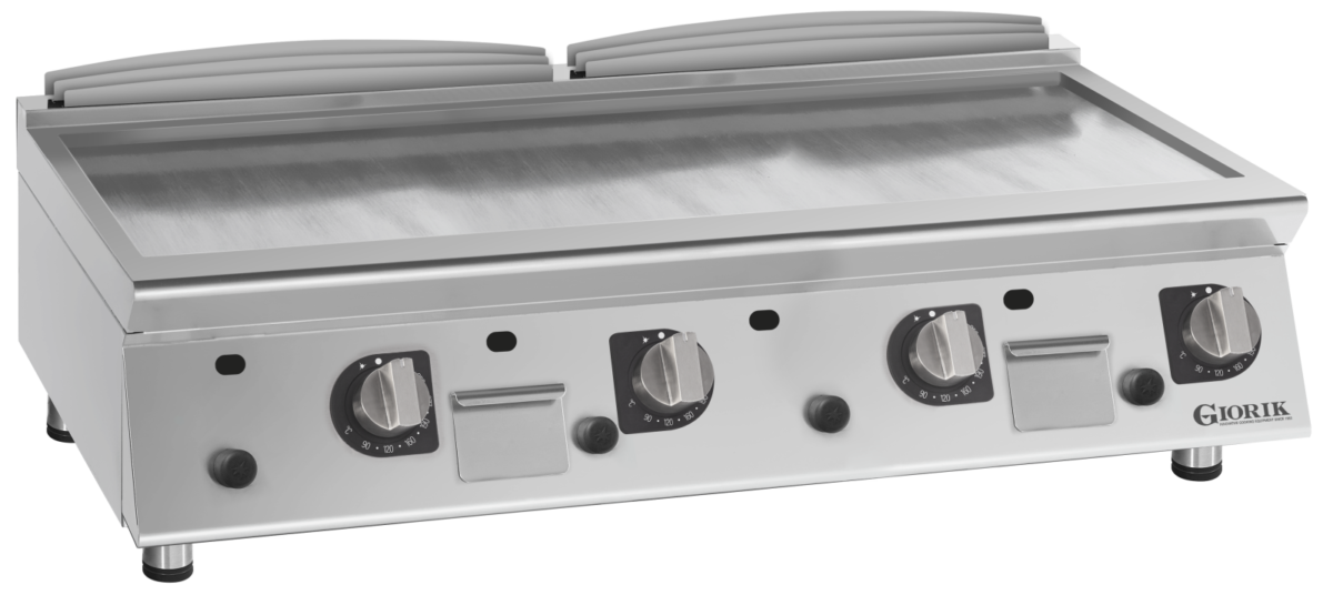 Giorik 70 Top FLG76TCRX - 4 Zone Gas griddle - smooth plate chrome plated