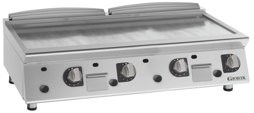 Giorik 70 Top FLG76TCRX - 4 Zone Gas griddle - smooth plate chrome plated