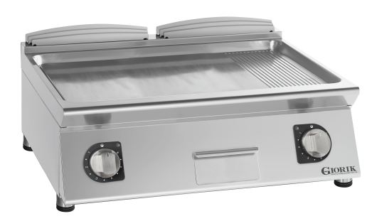 Giorik 70 Top FME741TCRX Electric griddle - Chrome plated 1/3Ribbed + 2/3 Smooth