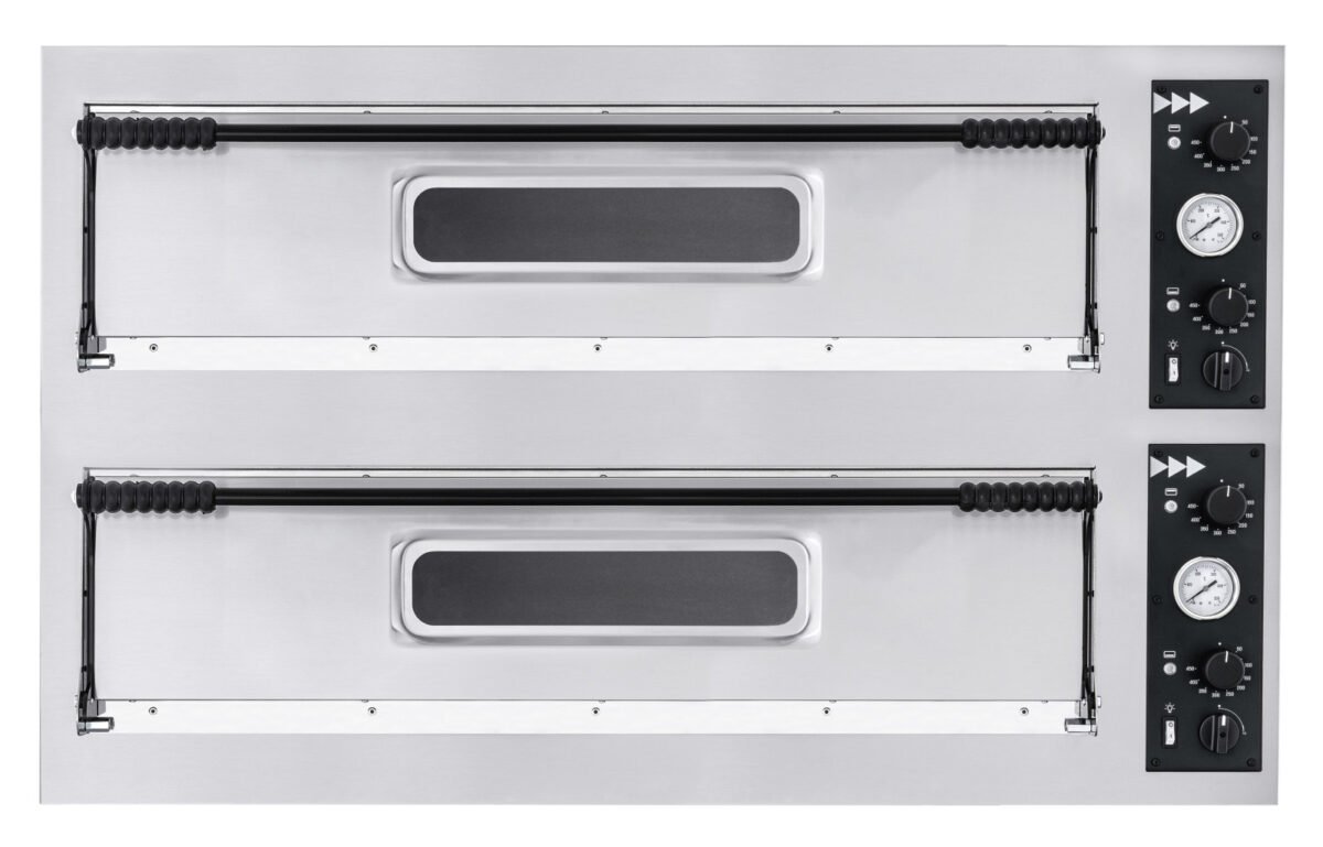 Chefs Range BAM66L Twin deck electric pizza oven - 12 x 13"