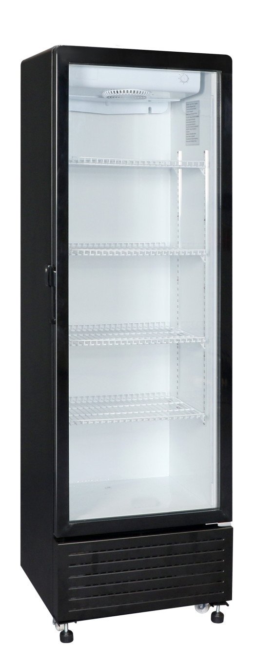 Chefs Range GDLSC305W - 285 Ltr Glass door fridge