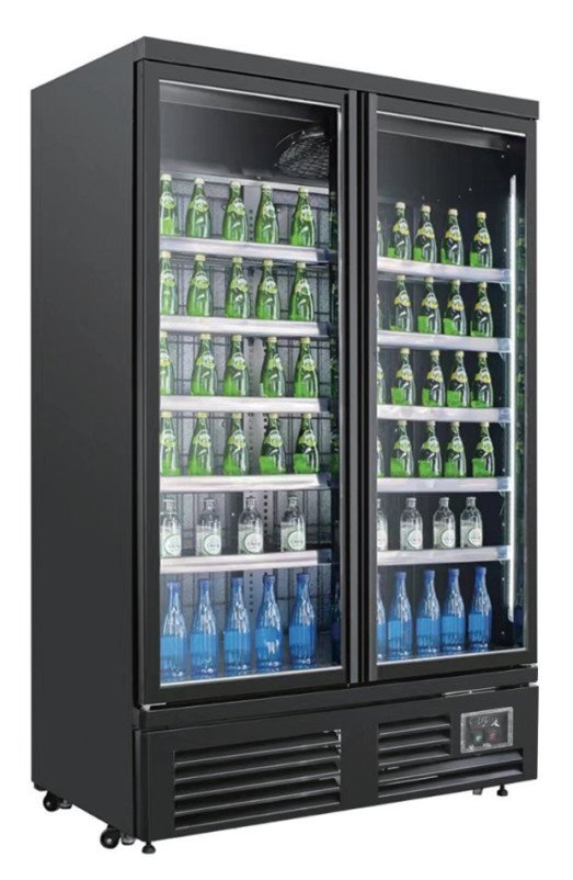 Chefs Range BLRP1373TG - 810 Ltr Double Glass door fridge