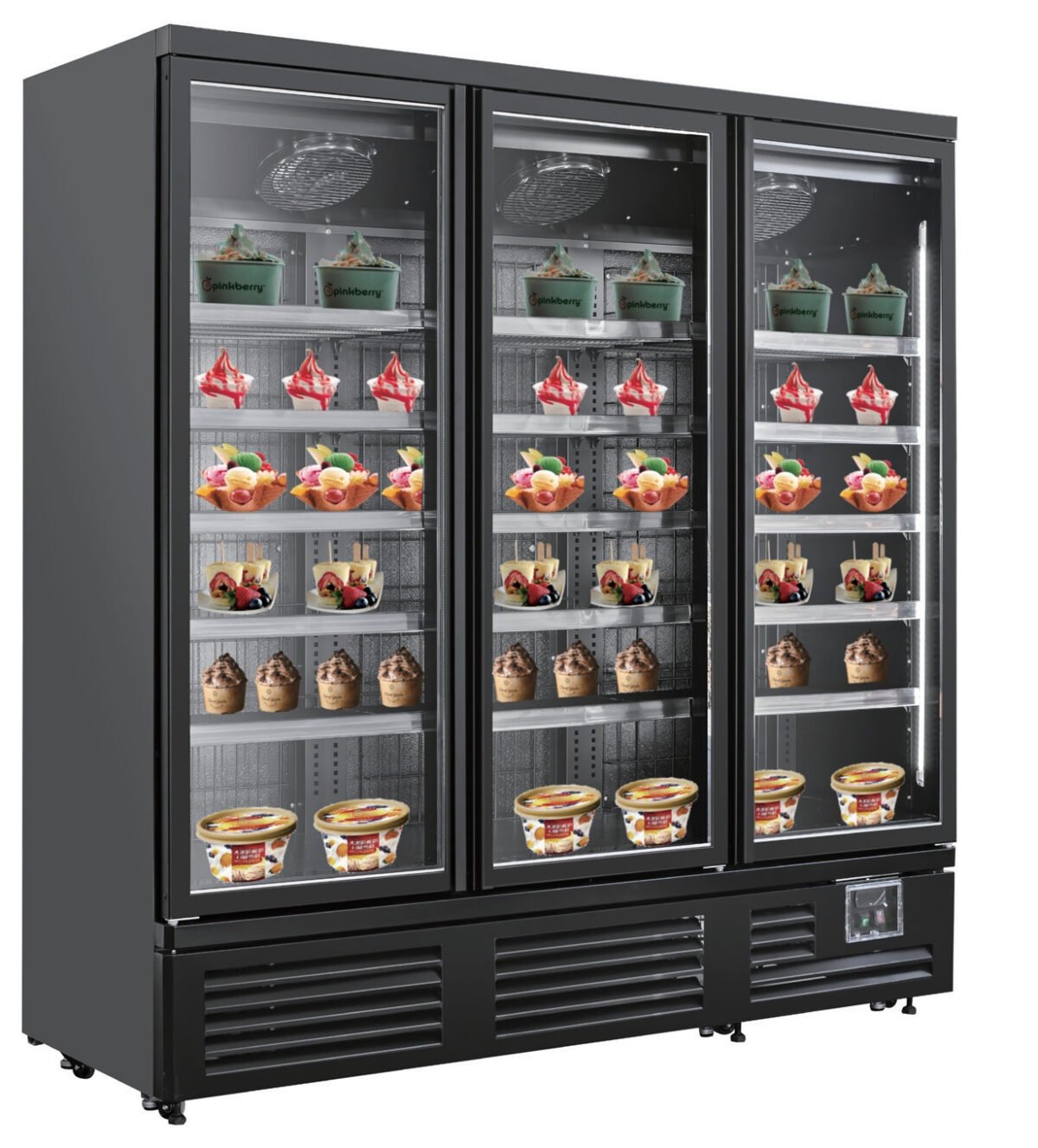 Chefs Range BLFP1973TG - 1220 Ltr Triple Glass door freezer