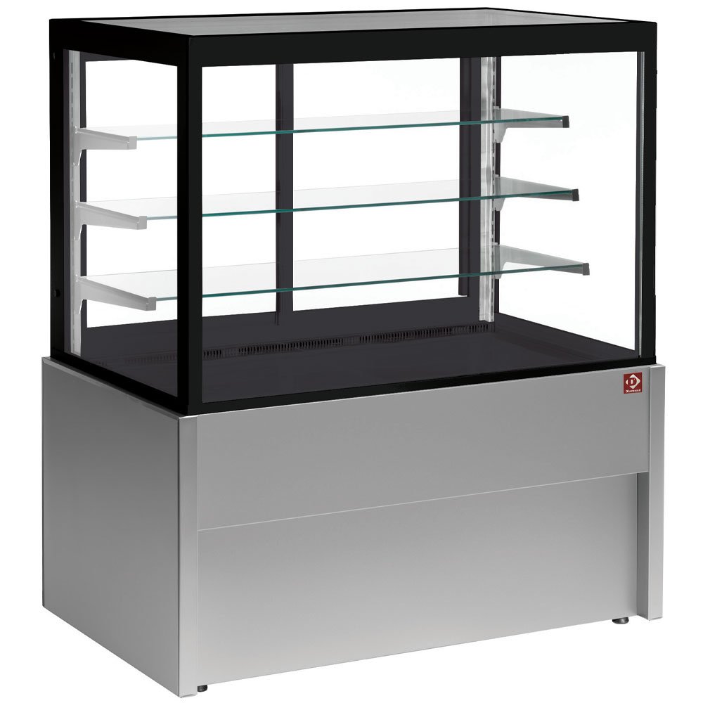 Diamond CB10NN-G5-P Panoramic Display Counter, Neutral, 4 Levels, Without Storage Room - Grey