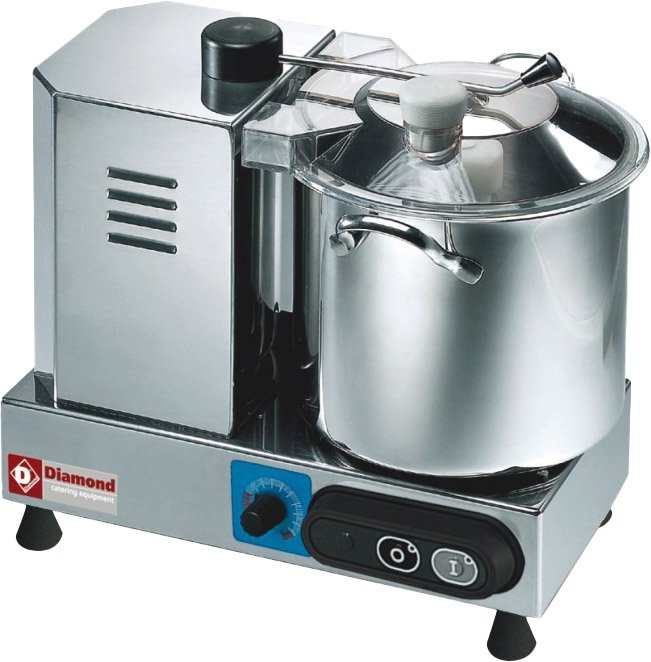 Diamond CSP/6V Stainless Steel Cutter, 6 Litre + Variable Speed