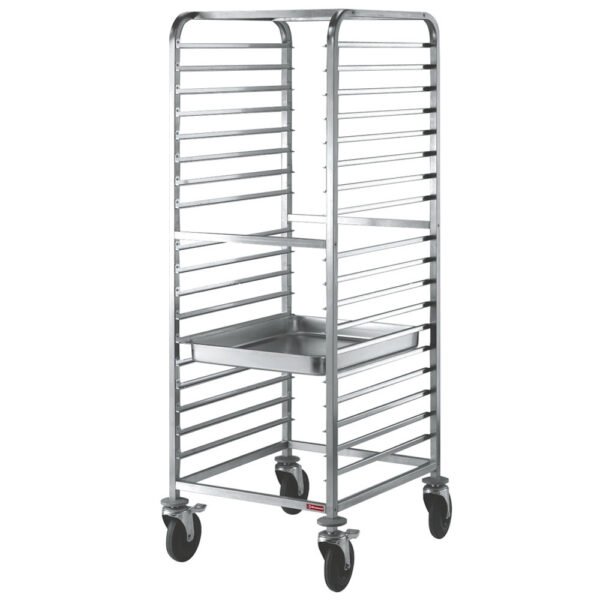 Diamond CG220/B Stainless Steel Plate Trolley, 20 x 2/1 GN