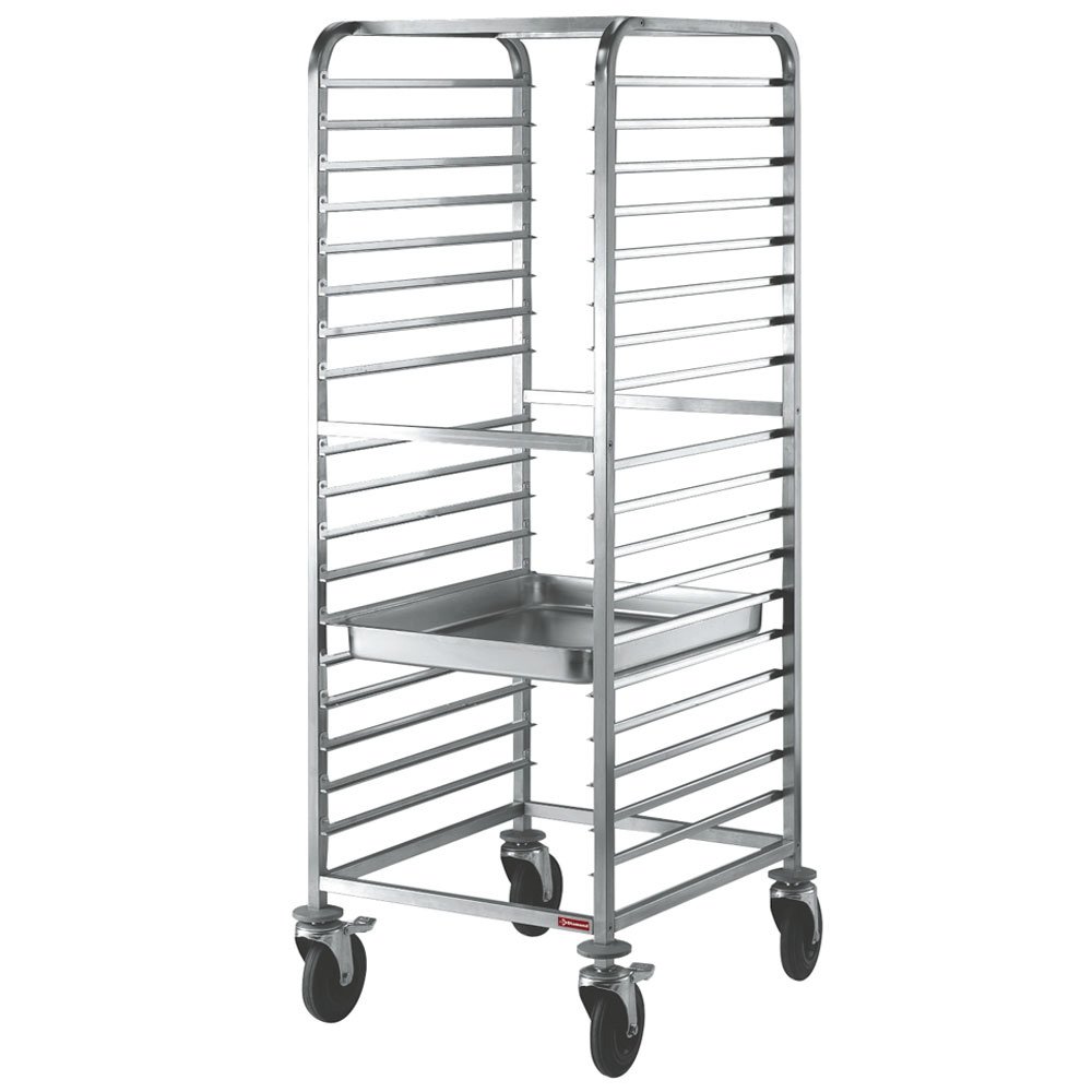 Diamond CG220/B Stainless Steel Plate Trolley, 20 x 2/1 GN
